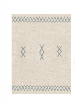 LORENA CANALS tapis lavable / ATLAS NATURAL VINTAGE BLUE