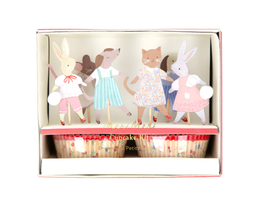 MERI MERI set à cupcakes / animal parade