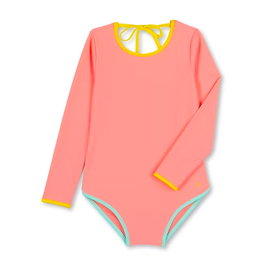 BAÏNES kim maillot anti UV / peach