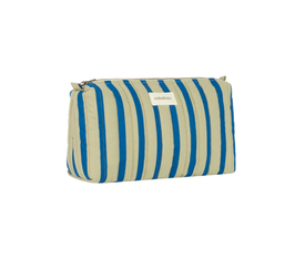 NOBODINOZ trousse de toilette STORIES / green blue stripes