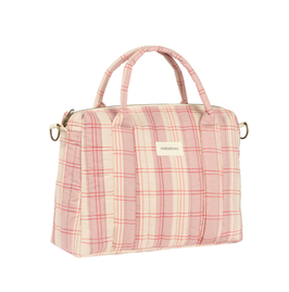 NOBODINOZ petit sac à langer STORIES / powder red checks