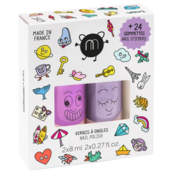 NAILMATIC coffret vernis et stickers / wow