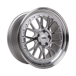 Komplettradsatz Raffa Wheels Classic Monoblock RS-03 Silver Polished 8,5x19 ET45 LK 5x112 | Audi A3 S3 8Y