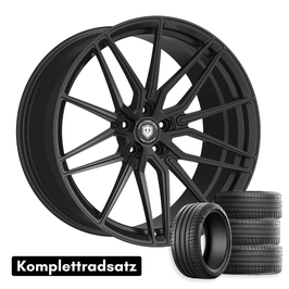 Komplettradsatz Raffa Wheels RFS-01 | Forged Series | Matt Black 10x21