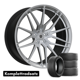 Komplettradsatz Raffa Wheels RFS-01 | Forged Series | Silver 10x21