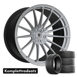 Komplettradsatz Raffa Wheels RFS-02 Silver | Forged Series | 10x22 & 11,5x22 | BMW X5 G05 | BMW X6 G06 |