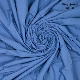 Popeline smooth touch - Bleu dur - Fibremood