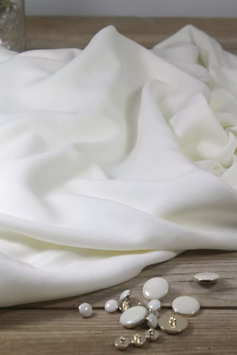 Crêpe de viscose Nacre