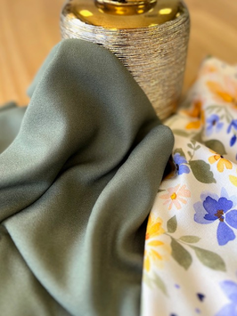 Tissu crêpe KAKI