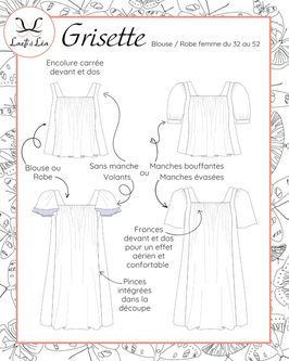 Blouse/Robe GRISETTE