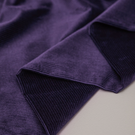 Organic kora corduroy - SAILOR BLUE