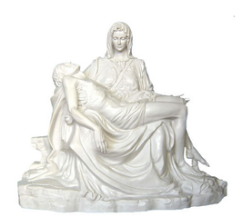 Pietà statue cm. 130 - white