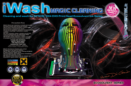 iWASH magic cleaning Kit for Epson®, DX4 DX5 DX6 solvent series