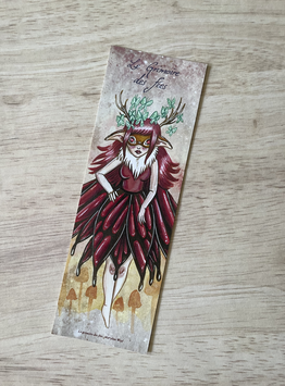 marque page "grimoire des fées" rubis