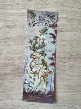 marque page cerf fampignon "cerfs, charmes et sortilèges"