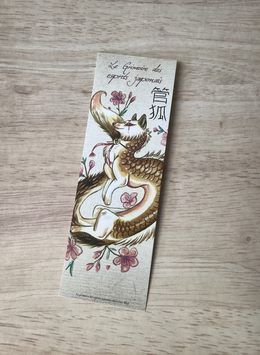 marque page "esprits japonais" Gitsune