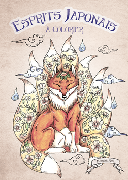 livre de coloriage "Esprits Japonais" à colorier