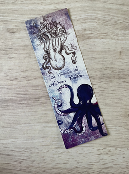 marque page animaux fabuleux "kraken"