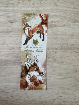marque page animaux fabuleux "kitsune"