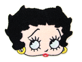 Patch thermocollant tête de Betty Boop - 90 x 70 mm - PPE66