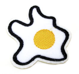 Patch thermocollant oeuf au plat -  60 x 55 mm - PPE46