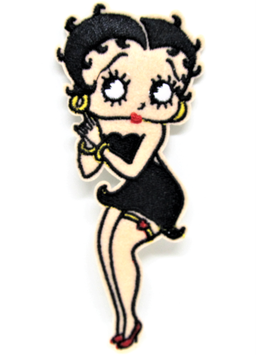 Patch thermocollant Betty Boop à coudre ou repasser 50 x 120 mm - PPE65