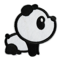 Patch thermocollant Panda - 70 x 65 mm - PPE3