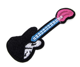 Patch thermocollant guitare  95 x 35 mm - PPE140