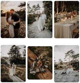 WEDDING-SUNSET CONTENTSCHOOTING in der Heide