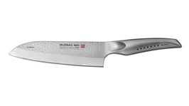 Global SAI-03 Coltello Santoku SAI martellato, 19 cm.