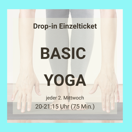 Drop-In Ticket: BASIC YOGA