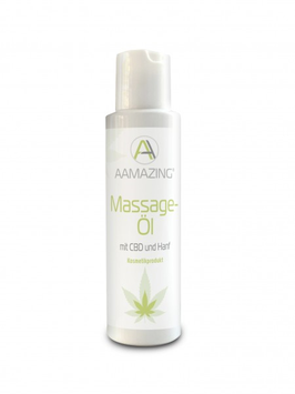 Aamazing Massage-Öl mit CBD & Hanf, 100 ml