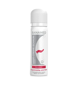 Sanamed Granat Handcreme-Schaum