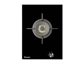 PARRILLA VITROCERAMICA A GAS 1Q 38 CMS TECNOLAM