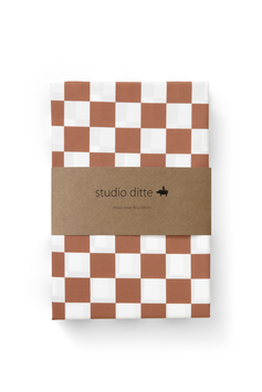 Fixleintuch blocks rust brown