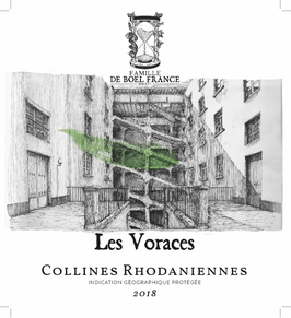 Collines Rhodaniennes rouge, 'Les Voraces' 2022, MAGNUM (1.5L), Syrah