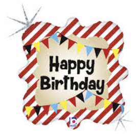 PALLONCINO IN FOIL 18" HAPPY BIRTHDAY PIRATI "PIRATE"