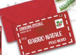 BUSTA LETTERA PER BABBO NATALE IN FELTRO