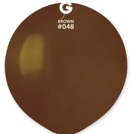 palloncino in lattice 19" toni del marrone 25pz