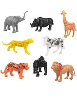 Set 8 Animali Selvatici assortiti