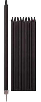 Candelina Stelo 15cm Nero
