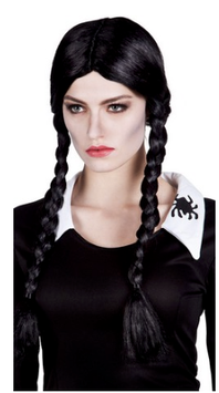 Parrucca Mercoledì Addams