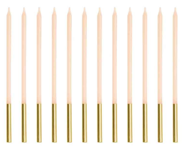 Candelina Stelo 14cm Cipria Pastello