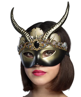 maschera con corna