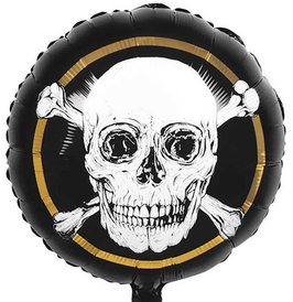 Palloncino in Foil 18" Teschio Pirata "Pirates"