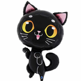 Palloncino in Foil 36" Super Shape Gattino Nero