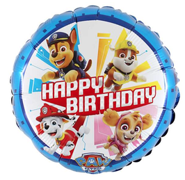 Palloncino in Foil 18" Happy Birthday "Paw Patrol"