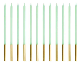 Candelina Stelo 14cm Menta Pastello