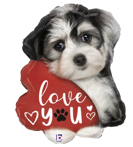 Palloncino love you dog