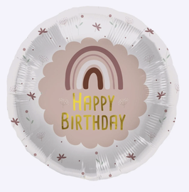 PALLONCINO ARCOBALENO HAPPY BIRTHDAY